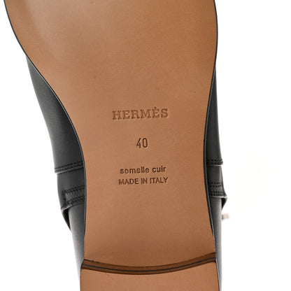 Hermes Calfskin Neo Low Boots 40 Black 6 of 13