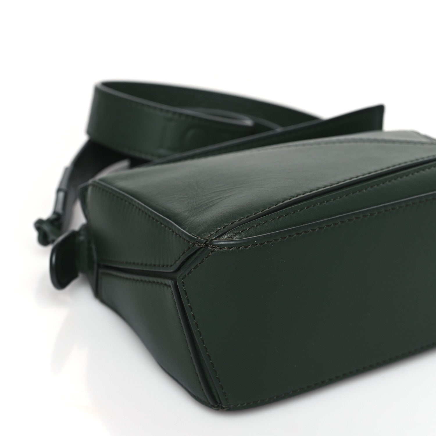 Loewe Satin Calfskin Mini Puzzle Bag Vintage Khaki 7 of 8