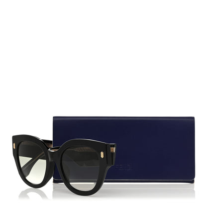 Fendi Acetate Fendi Roma Cat Eye Sunglasses FF 0435/S Black 7 of 7