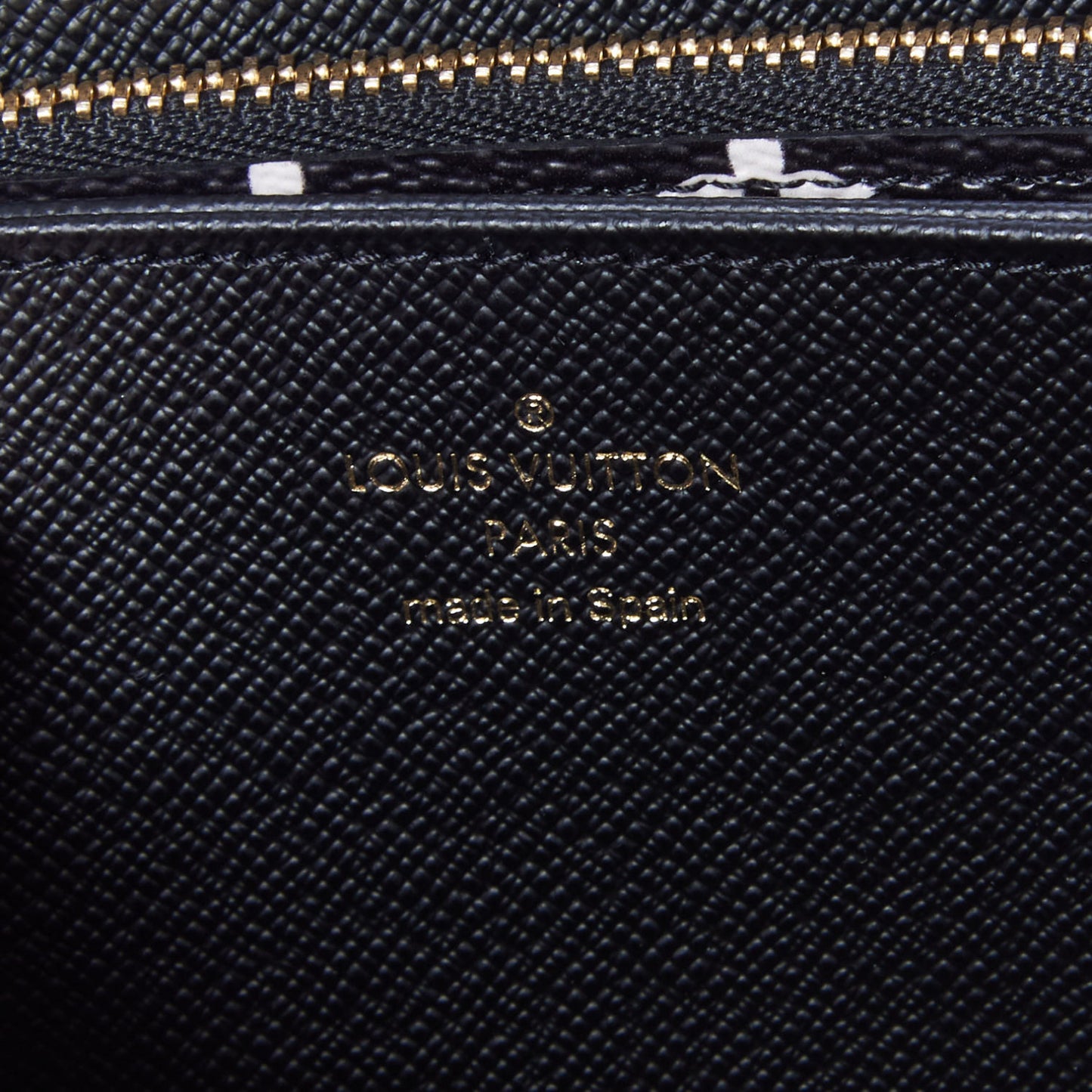 Monogram Giant Crafty Zippy Wallet Creme Rouge Black