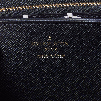 Louis Vuitton Monogram Giant Crafty Zippy Wallet Creme Rouge Black 9 of 10