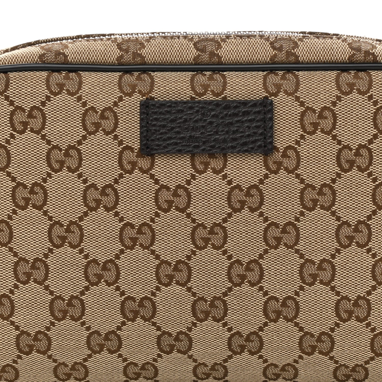 Gucci Monogram Belt Bag Dark Brown 8 of 10