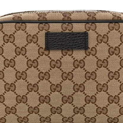 Gucci Monogram Belt Bag Dark Brown 8 of 10