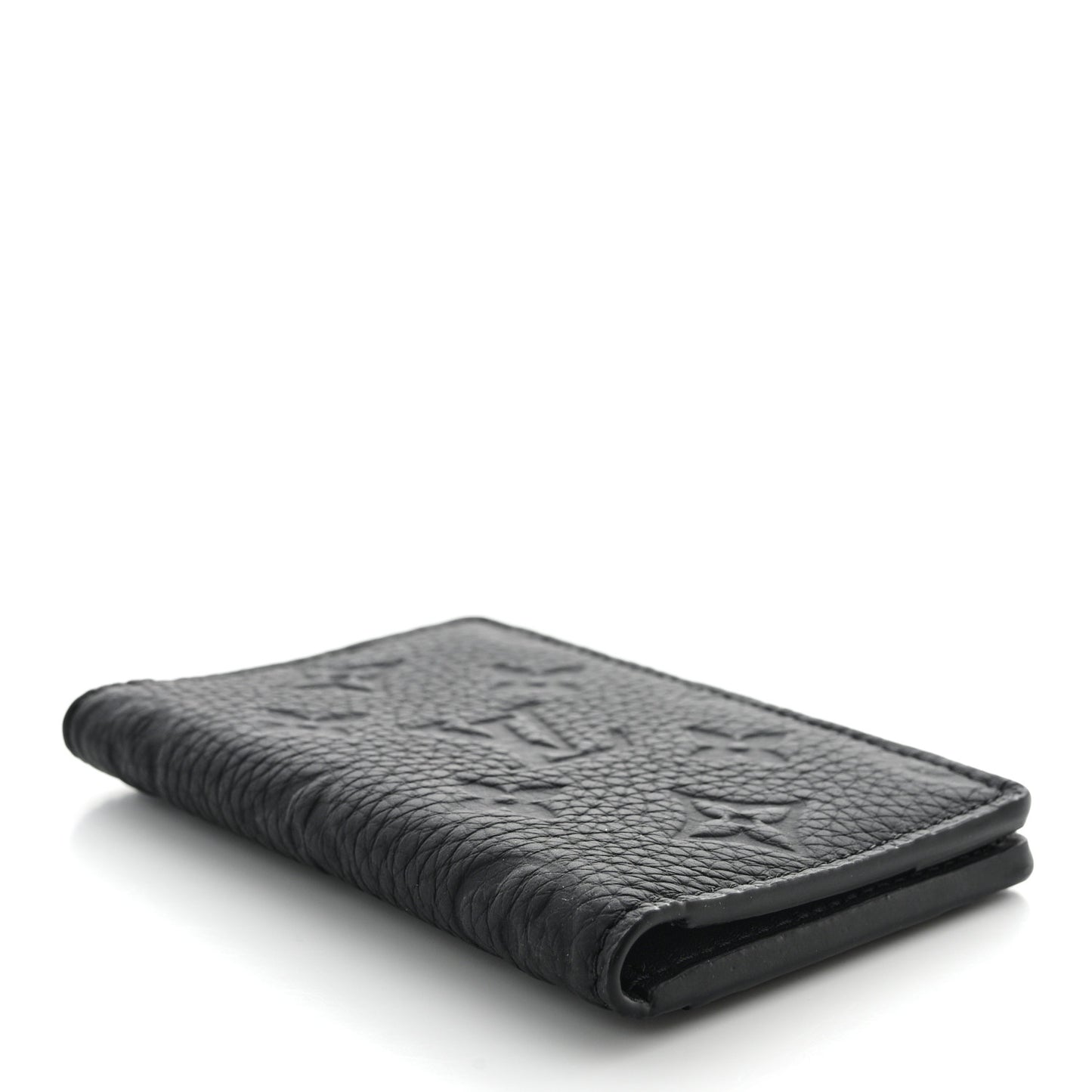 Taurillon Monogram Pocket Organizer Black