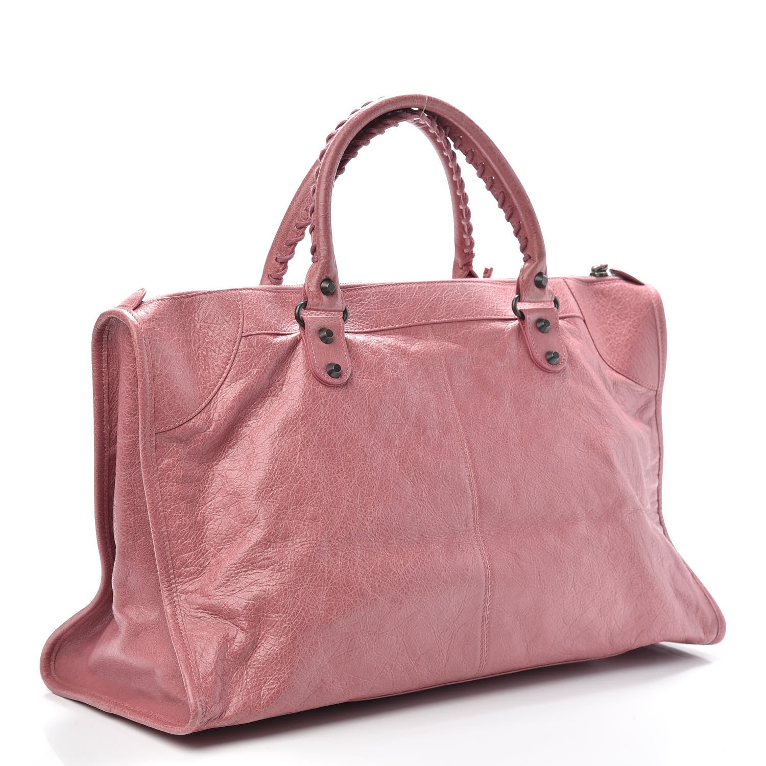 Balenciaga Agneau Classic Hardware Work Rose Bruyere 3 of 9