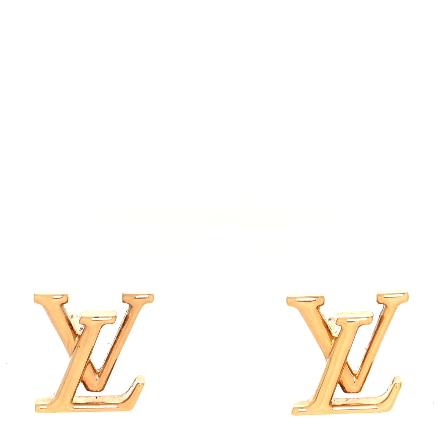 Metal LV Iconic Earrings Gold