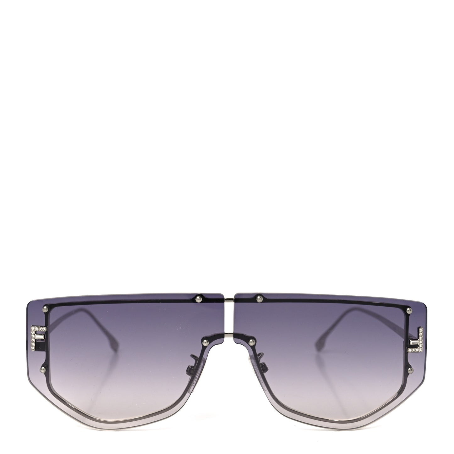 Metal Fendi First Sunglasses FE 40096/U Black