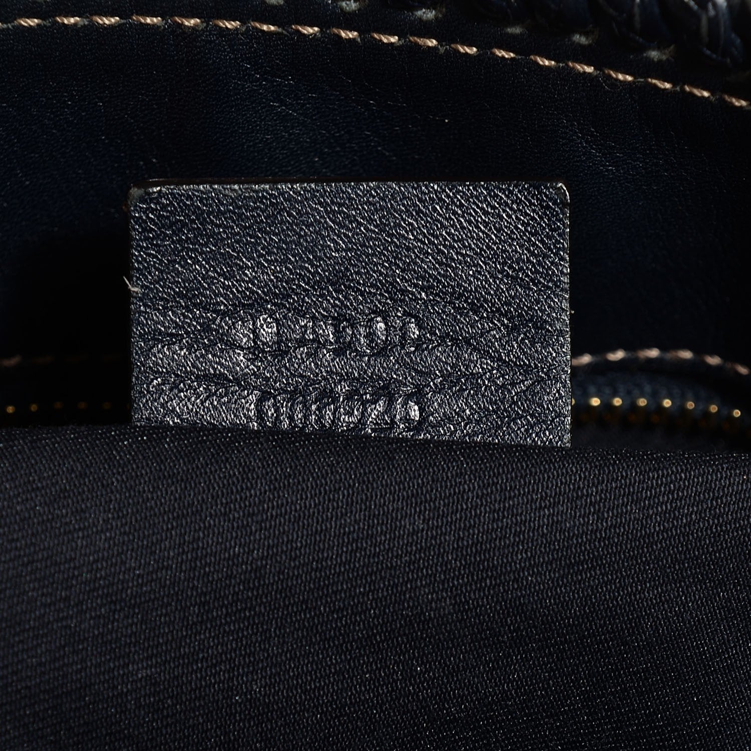 Gucci Calfskin Large Horsebit Chain Hobo Navy Blue 8 of 8