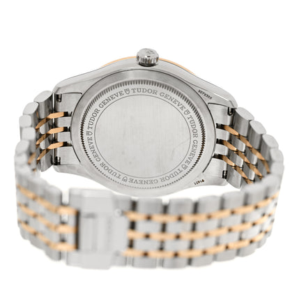 TUDOR Stainless Steel 18K Rose Gold Diamond 41mm 1926 Automatic Watch Silver 91651 4 of 5