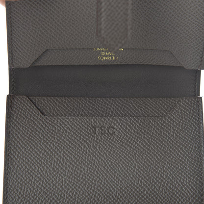 Hermes Epsom Bearn Card Holder Wallet Etain 6 of 8