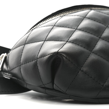 Chanel Calfskin Quilted Waist Belt Bag Black 8 of 9