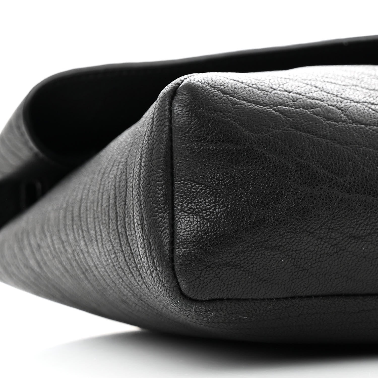 Saint Laurent Lambskin Cassandre Envelope Messenger Black 10 of 15