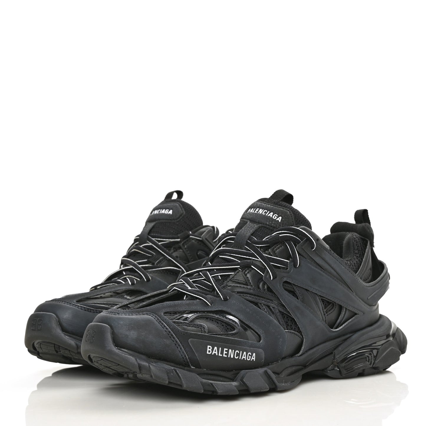 Mesh Nylon Mens Track Sneakers 44 Black