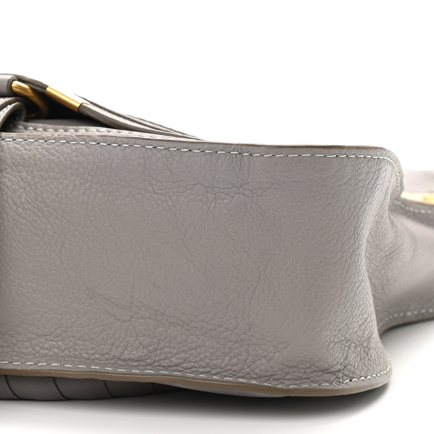 Chloe Calfskin Small Marcie Satchel Cashmere Grey 8 of 10