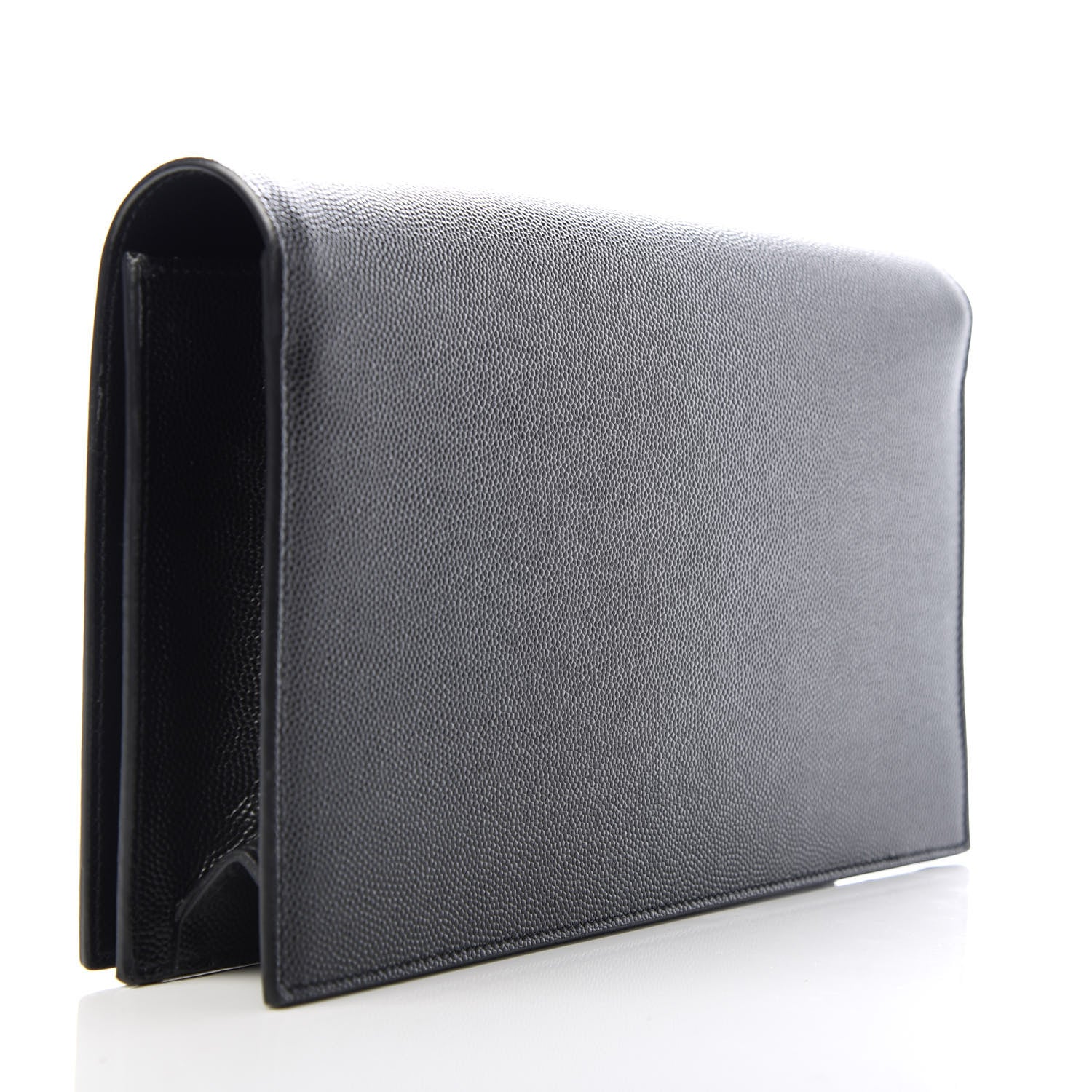 Saint Laurent Grain De Poudre Classic Monogram Kate Clutch Black 3 of 7
