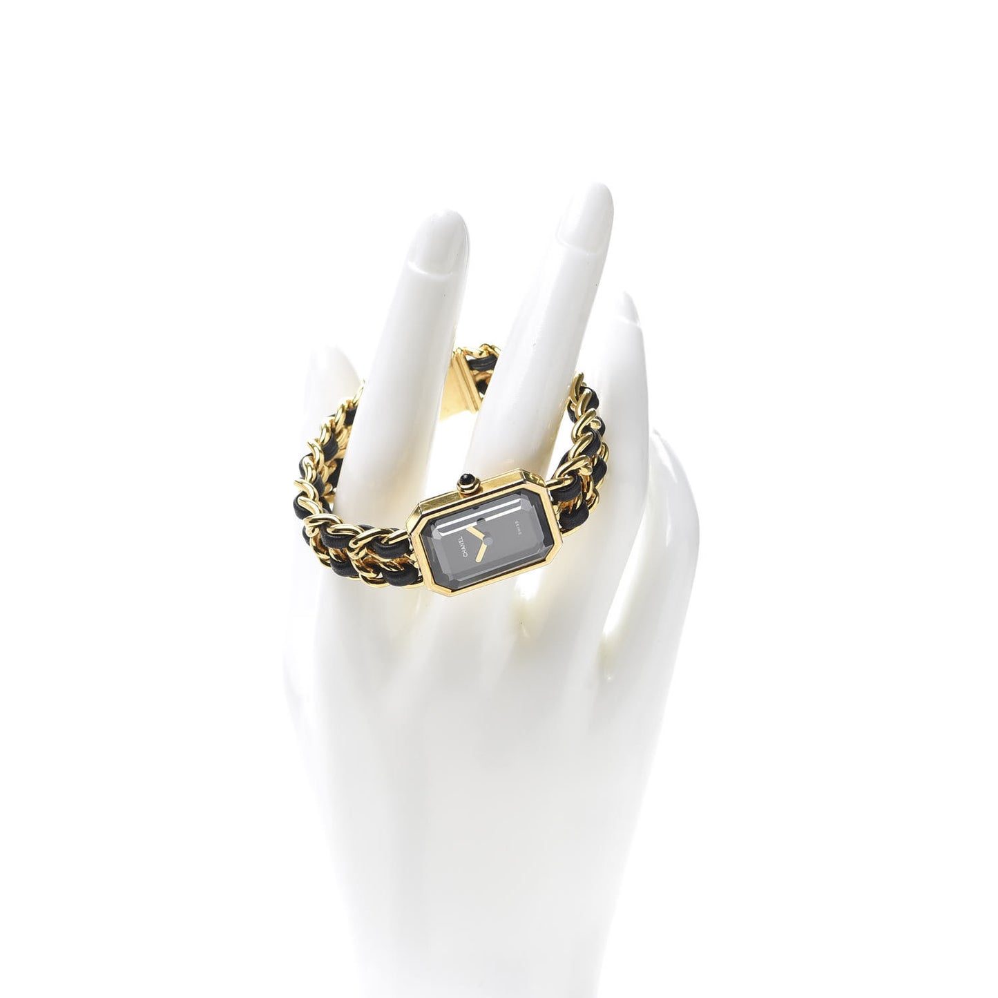 Stainless Steel Lambskin 20mm Chain Premiere Quartz Watch Gold M