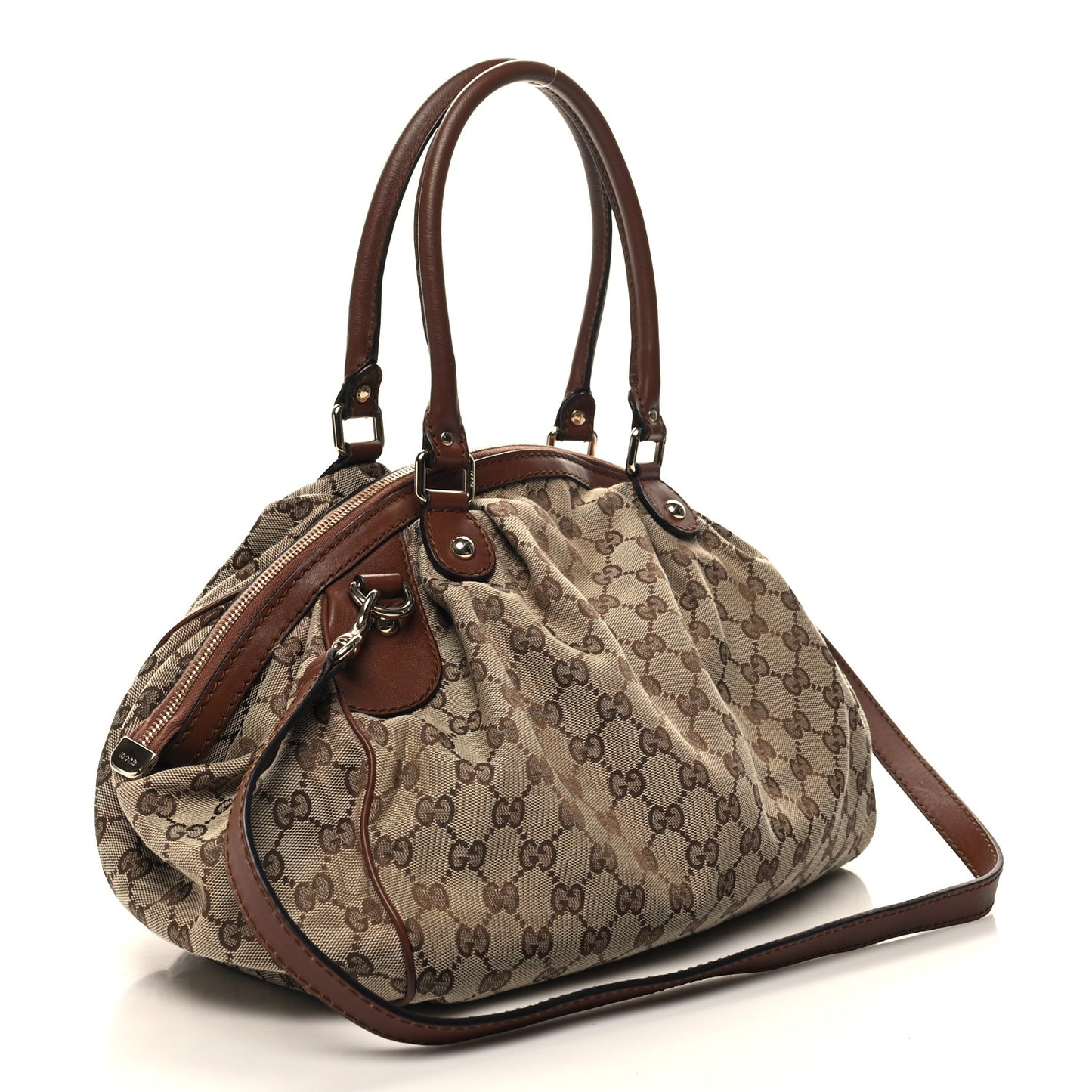 Monogram Medium Sukey Boston Brown