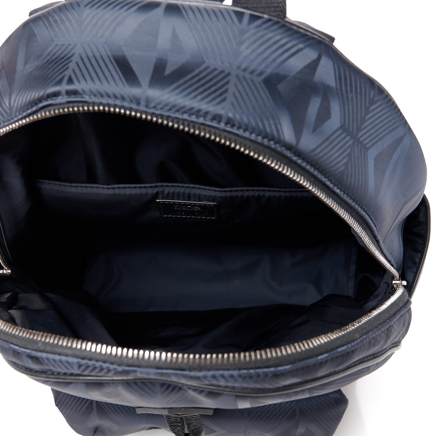 Christian Dior Nylon CD Diamond Mirage Explorer Backpack Black 5 of 11