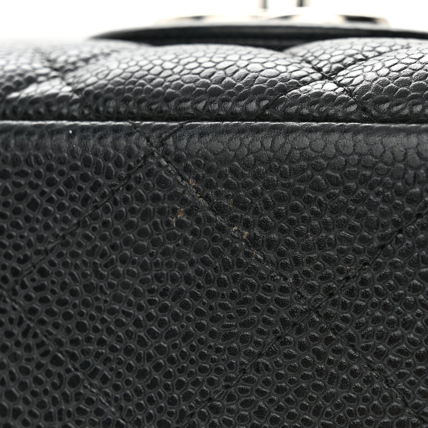 Caviar Quilted Maxi Double Flap Black