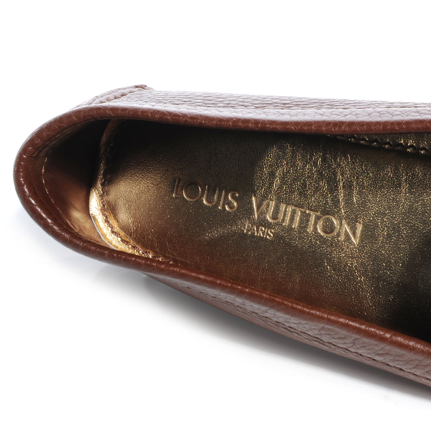 Grained Leather Hockenheim Loafers 39 Brown