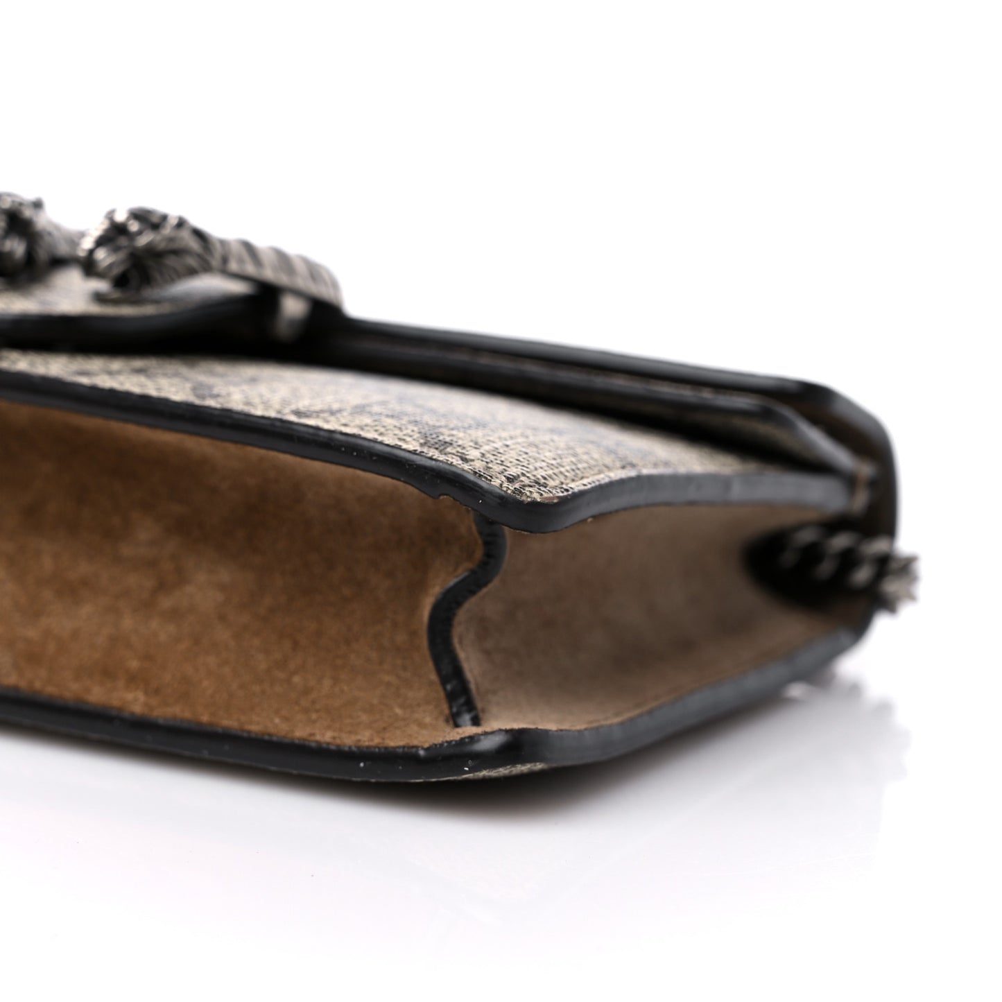 GG Supreme Monogram Super Mini Dionysus Shoulder Bag Taupe