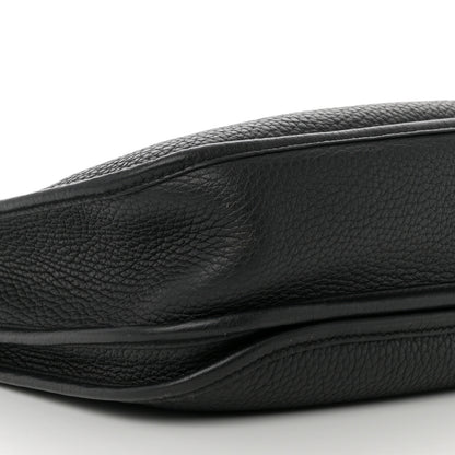 Hermes Taurillon Clemence Evelyne III PM Black 9 of 12