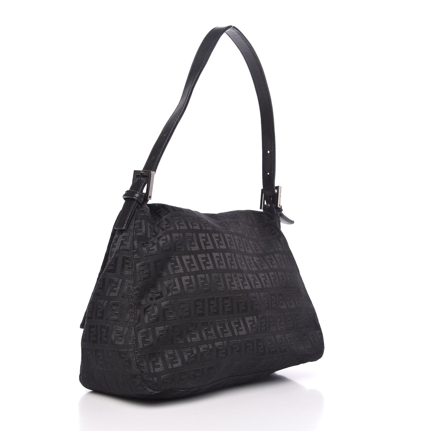 Fendi Zucchino Mama Baguette Black 3 of 8