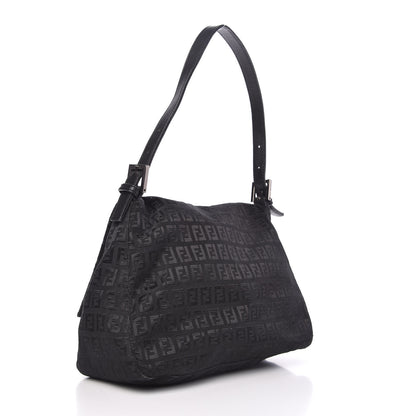 Fendi Zucchino Mama Baguette Black 3 of 8