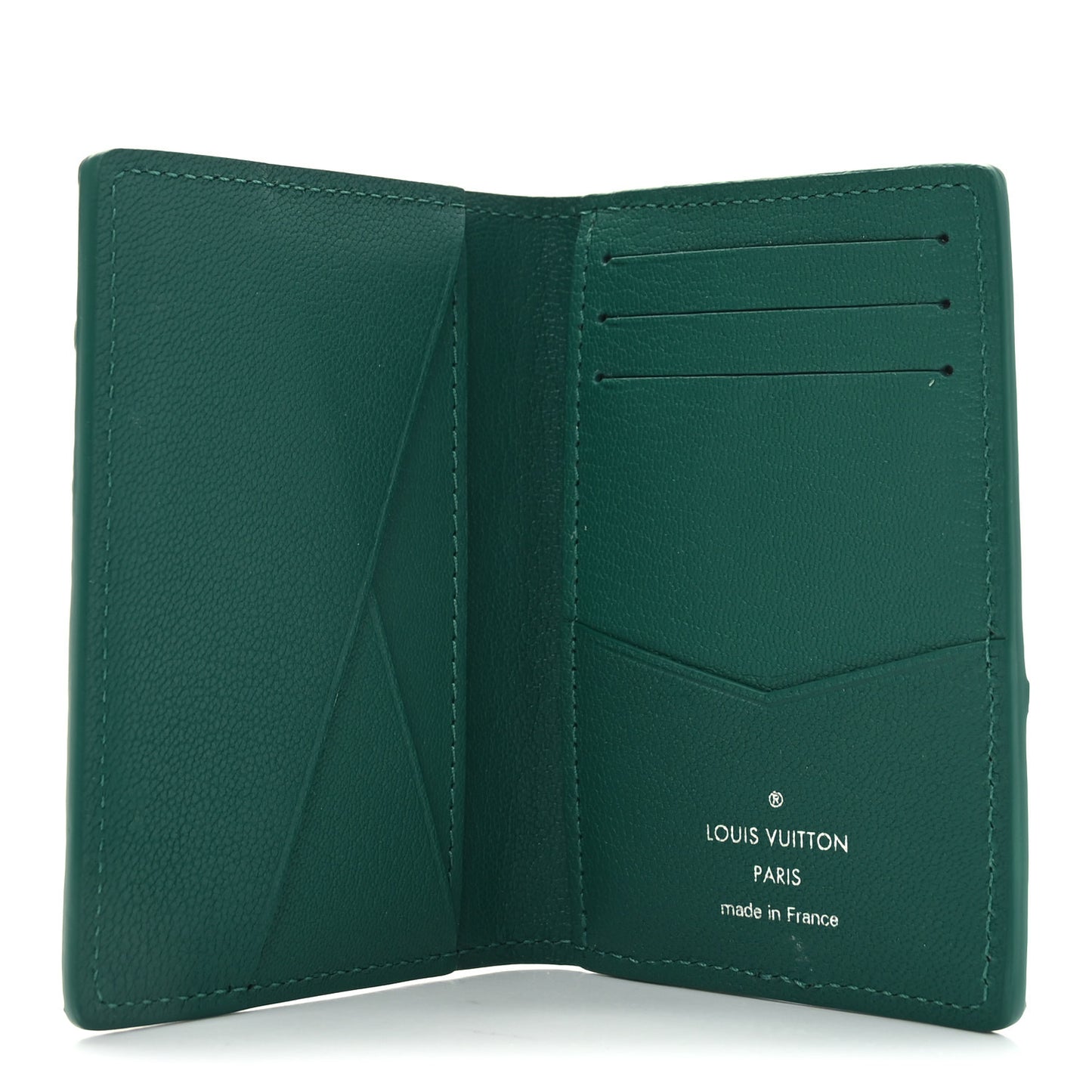 Ostrich Pocket Organizer Vert