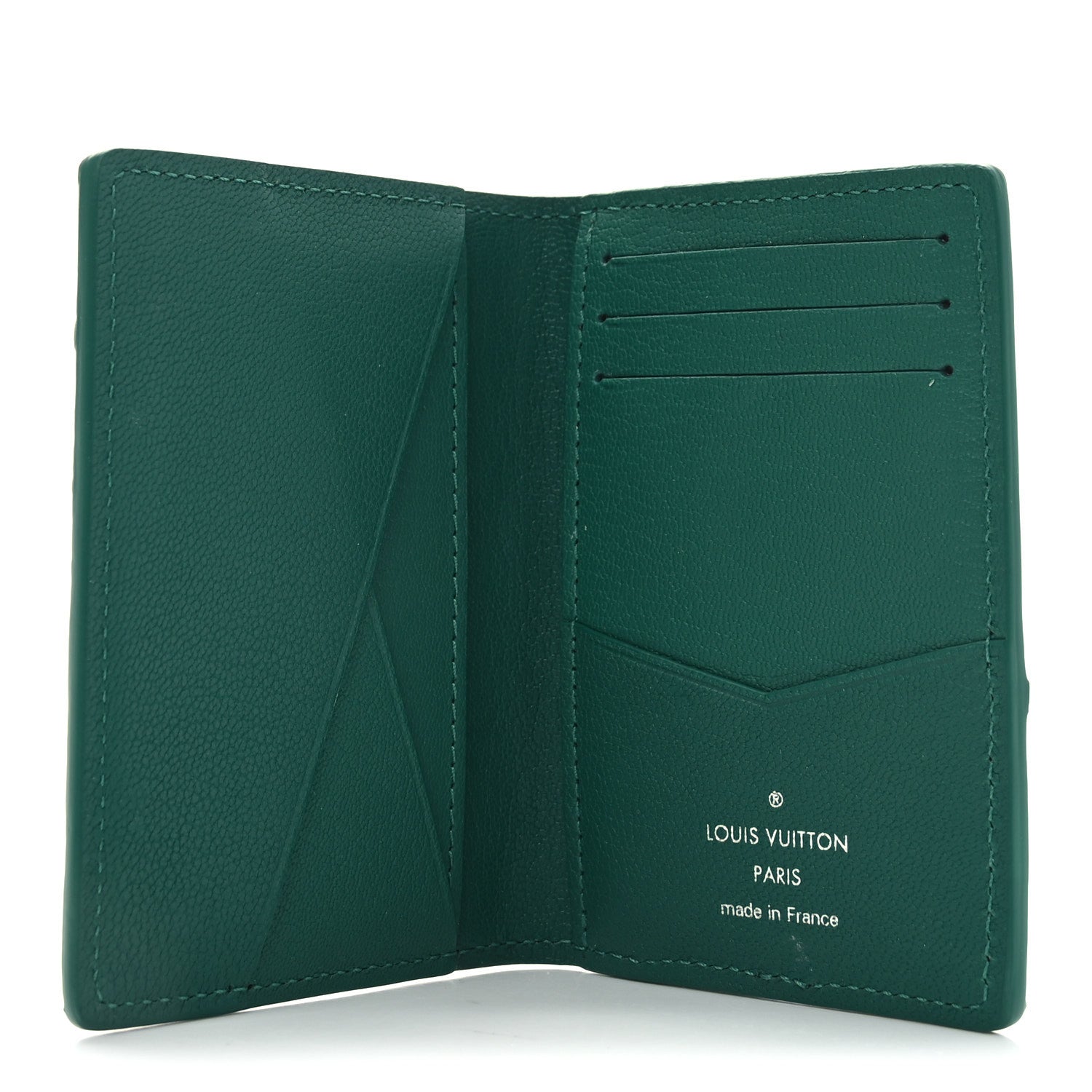Louis Vuitton Ostrich Pocket Organizer Vert 5 of 7