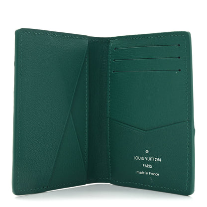 Louis Vuitton Ostrich Pocket Organizer Vert 5 of 7
