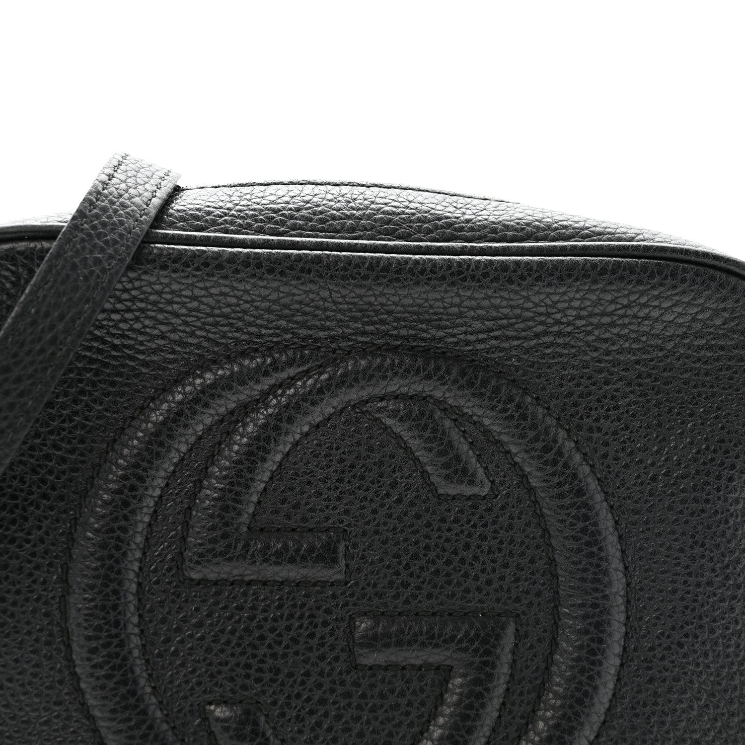 Gucci Pebbled Calfskin Small Soho Disco Bag Black 9 of 16