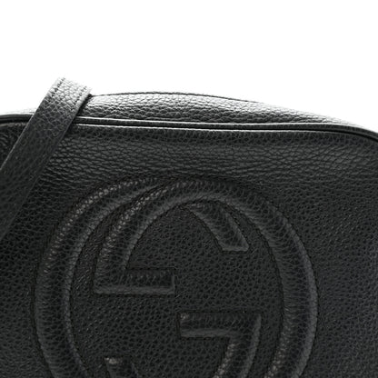 Gucci Pebbled Calfskin Small Soho Disco Bag Black 9 of 16