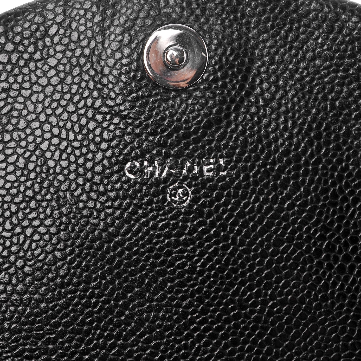 Chanel Caviar Half Moon Wallet On Chain WOC Black 5 of 9