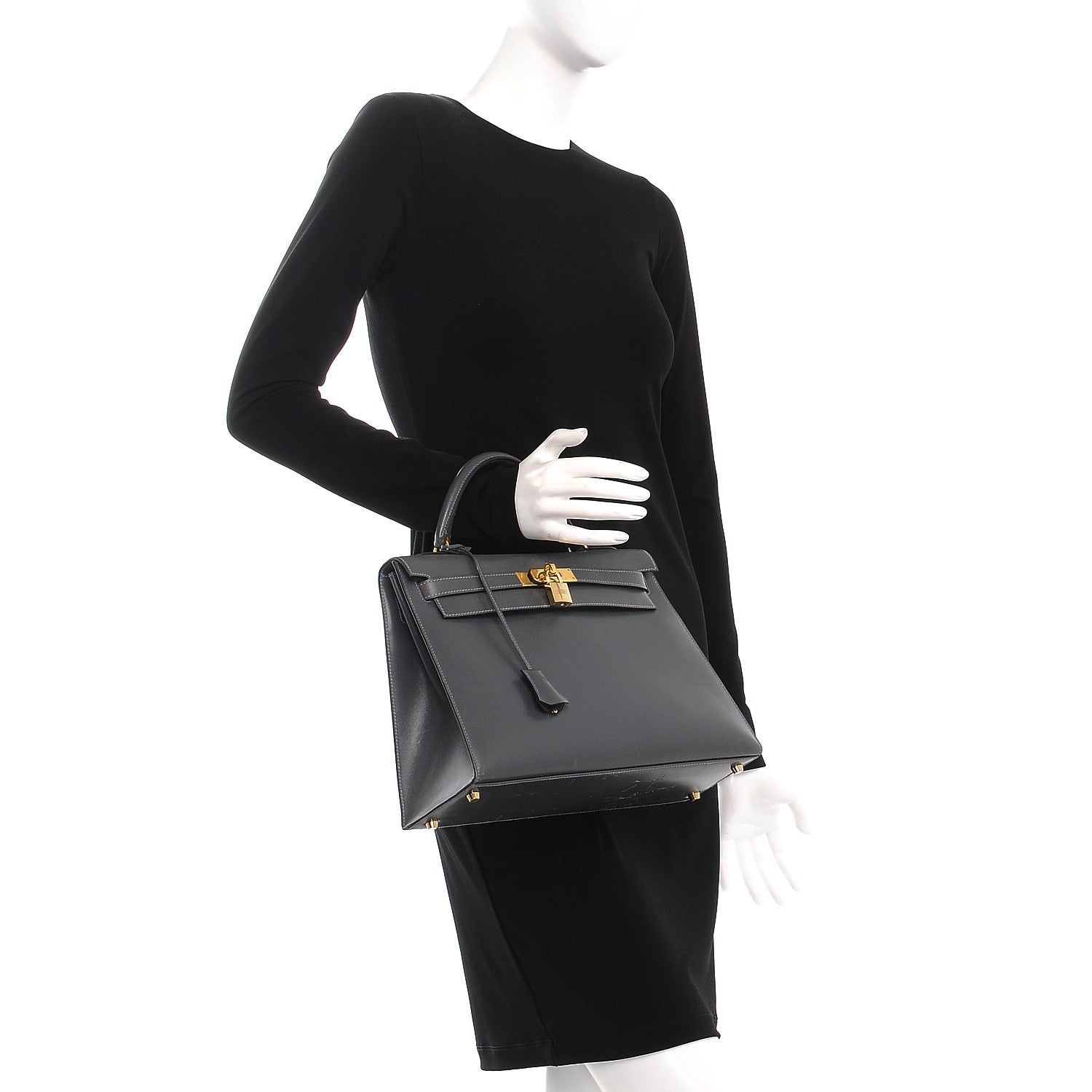 Hermes Box Kelly Sellier 32 Ardoise 3 of 40