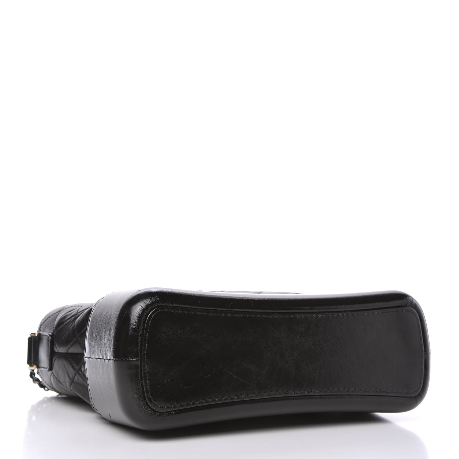 Chanel Aged Calfskin Quilted Medium Gabrielle Hobo Black 4 of 10