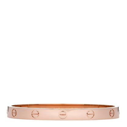 Cartier 18K Pink Gold LOVE Bracelet 17 1 of 8