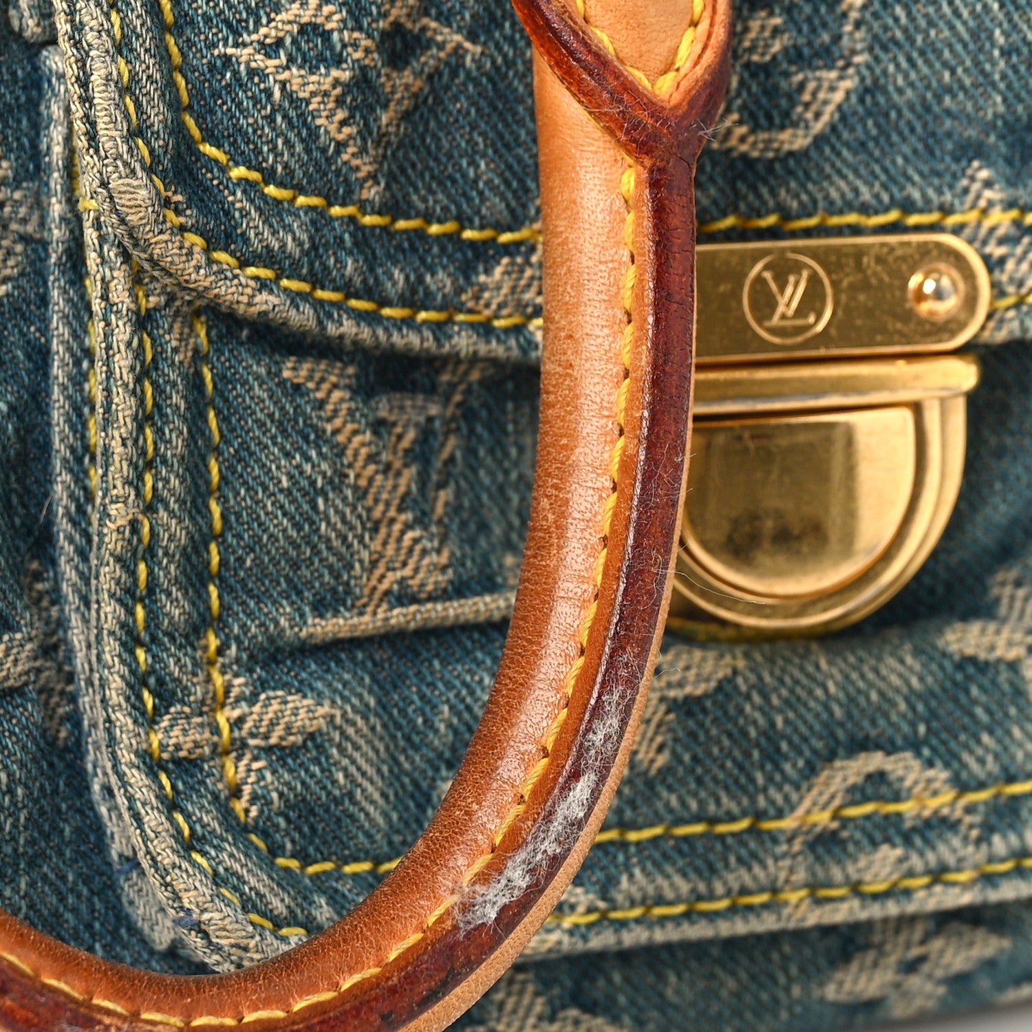 Louis Vuitton Monogram Denim Neo Speedy Blue 10 of 12