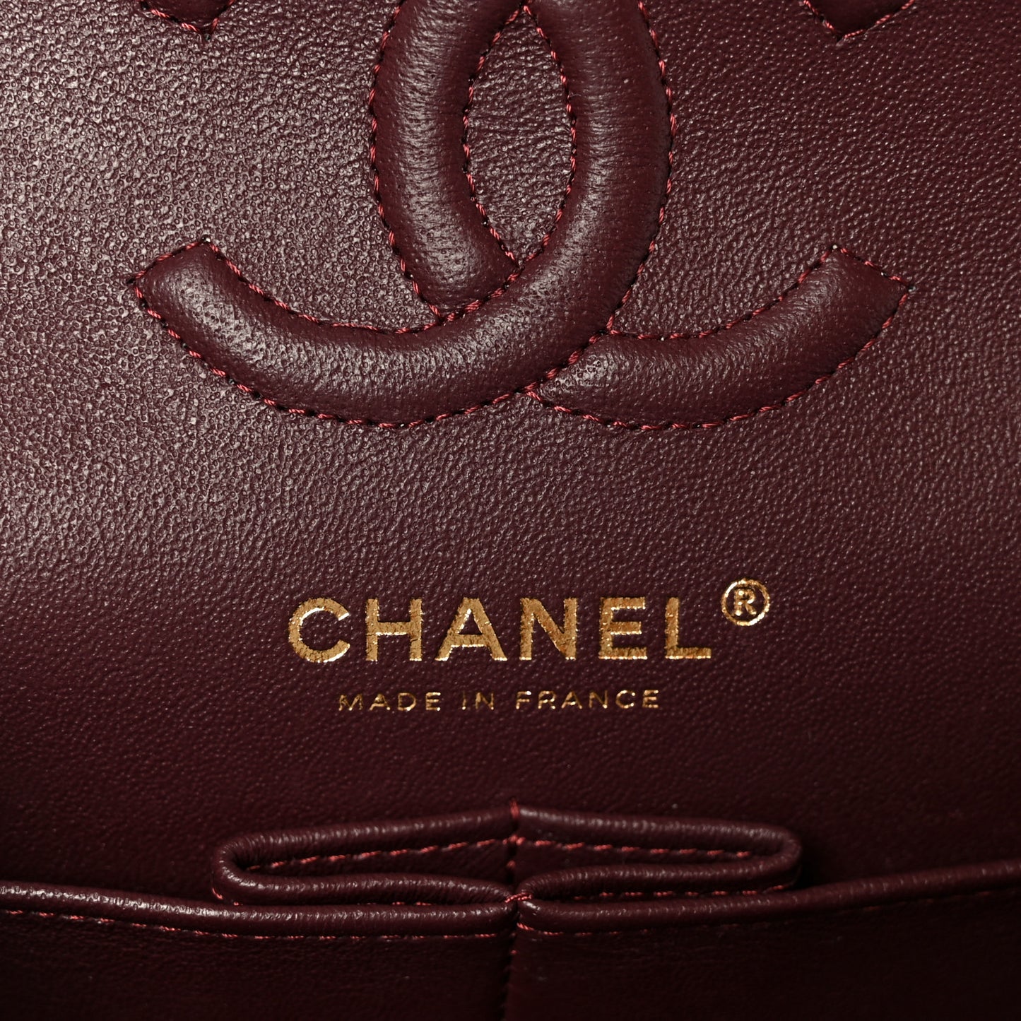 Lambskin Quilted Small Double Flap Black