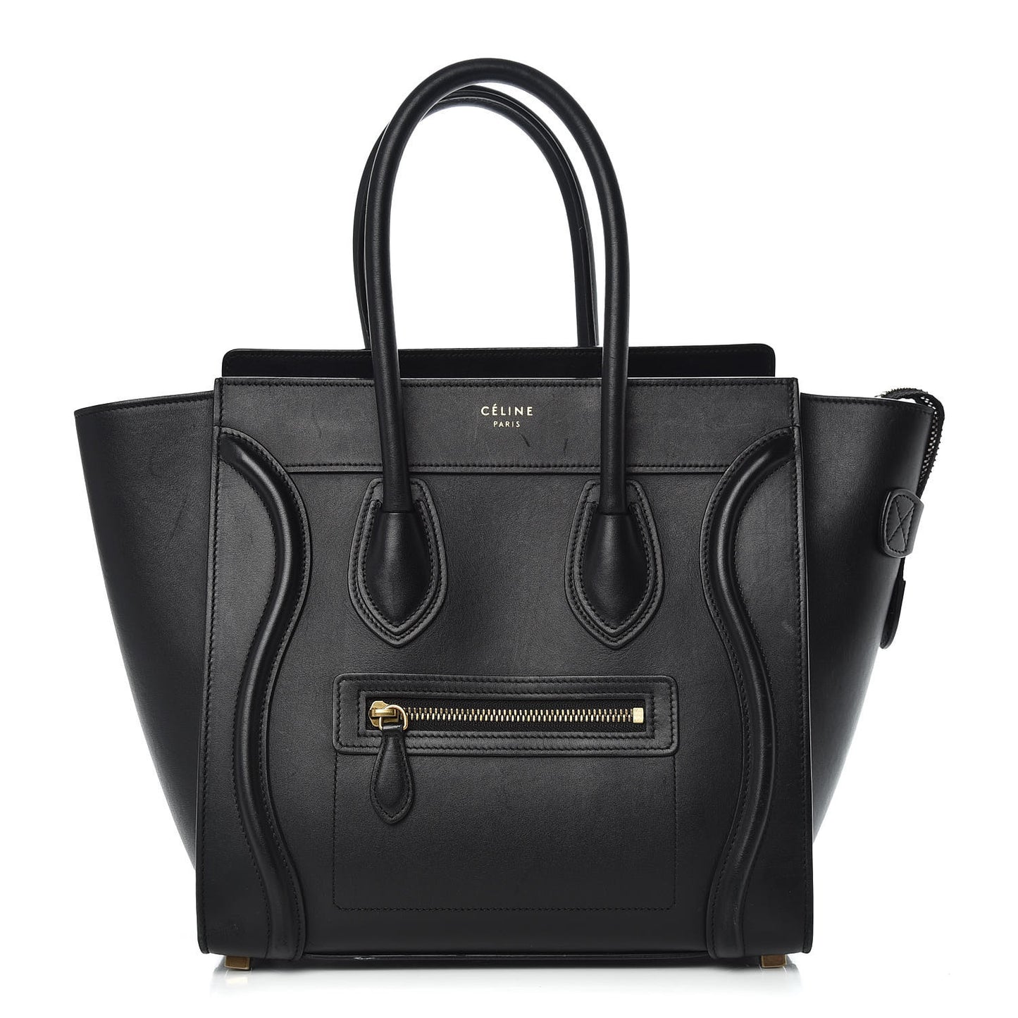 Smooth Calfskin Micro Luggage Black