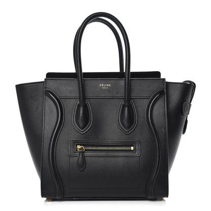 Celine Smooth Calfskin Micro Luggage Black 1 of 14