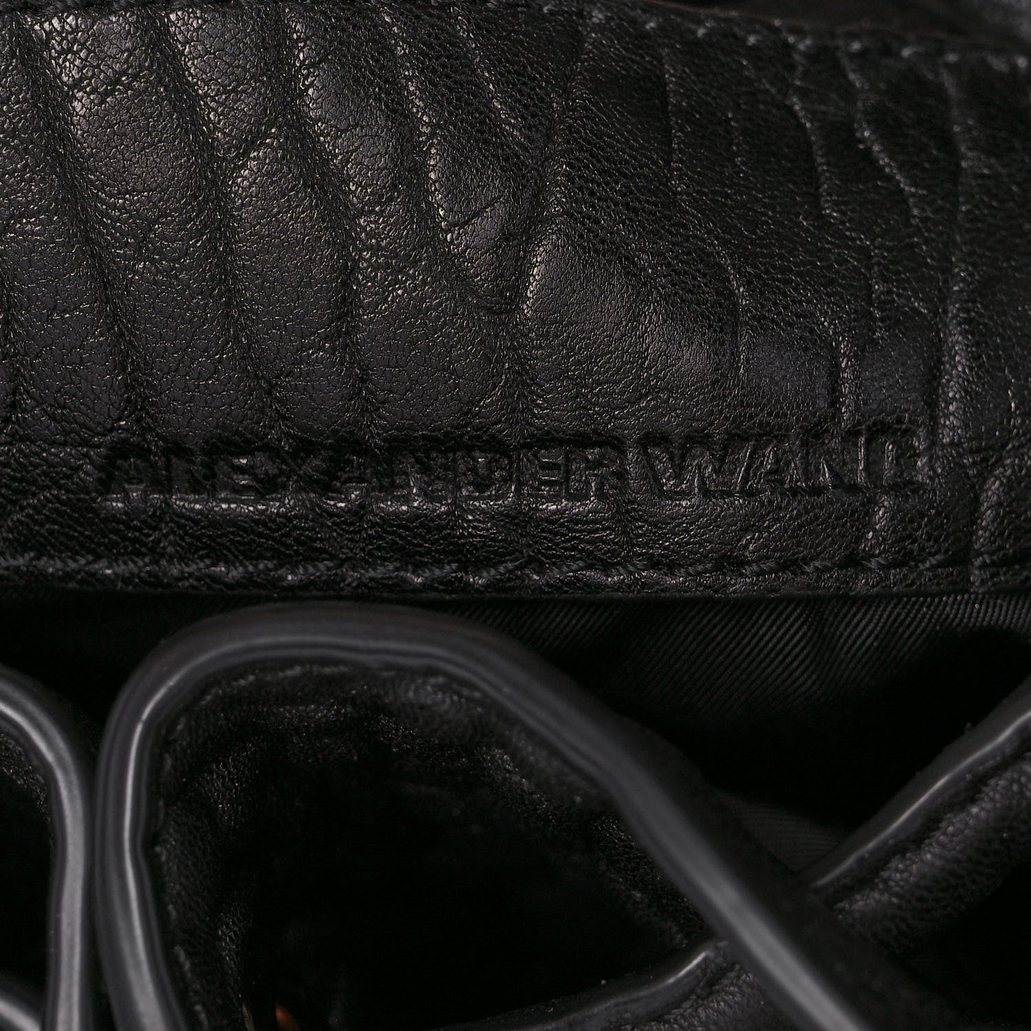 Alexander Wang Pebbled Lambskin Diego Bucket Black Rose Gold Hardware 6 of 8