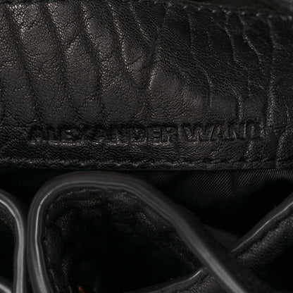 Alexander Wang Pebbled Lambskin Diego Bucket Black Rose Gold Hardware 6 of 8