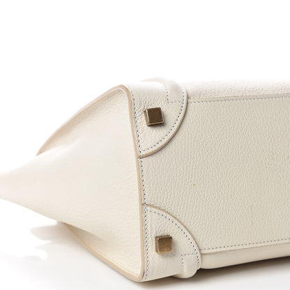 Celine Goatskin Micro Luggage White 15 of 22