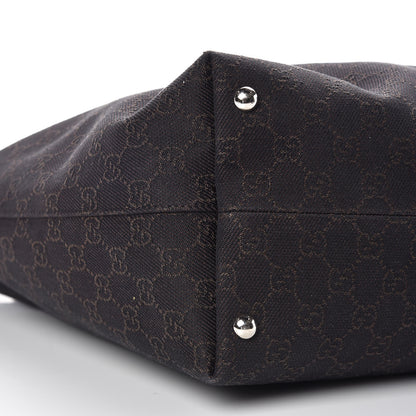 Gucci Monogram Icon Bit Tote Dark Brown 5 of 9