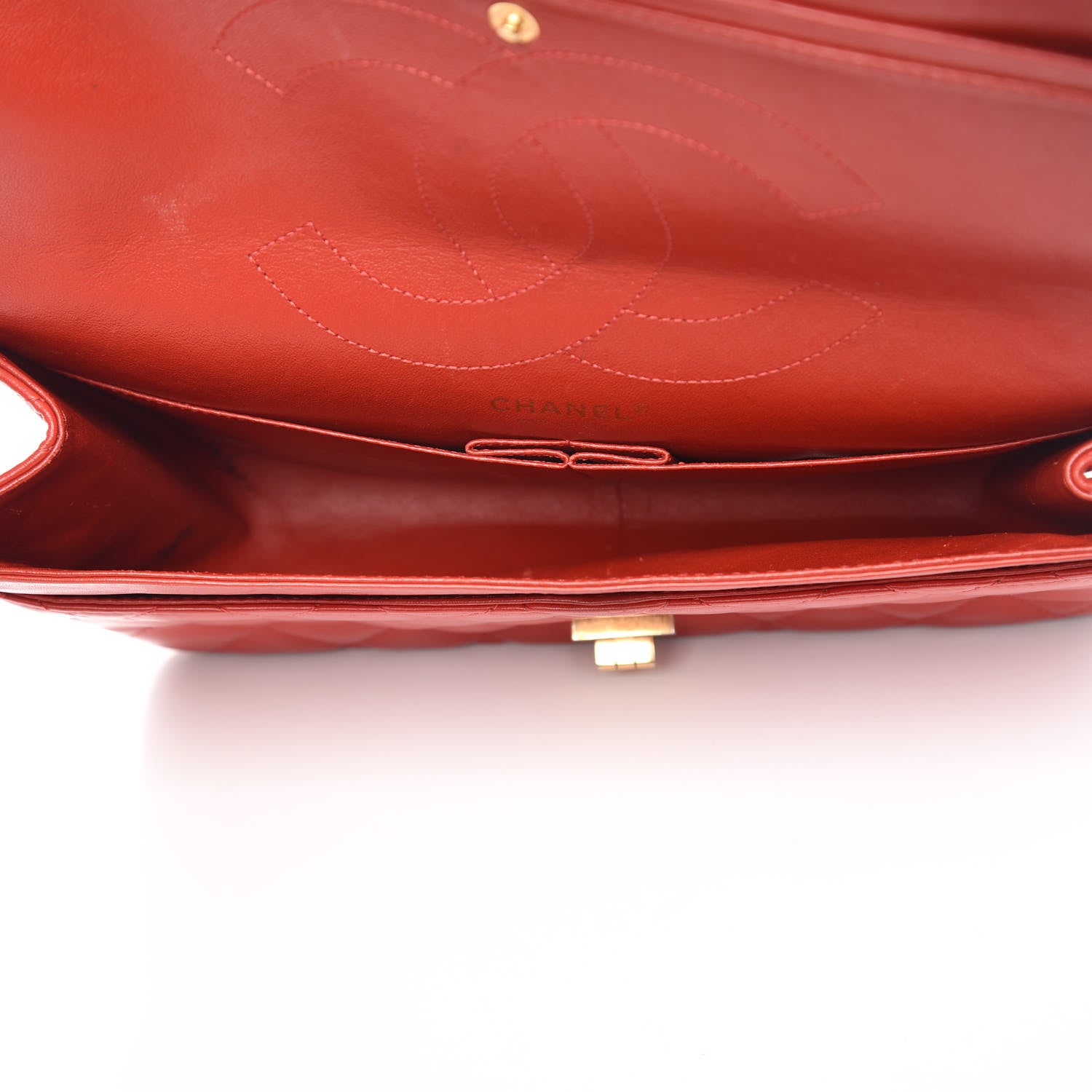 Chanel Aged Calfskin Quilted 2.55 Reissue 227 Flap Red 5 of 20