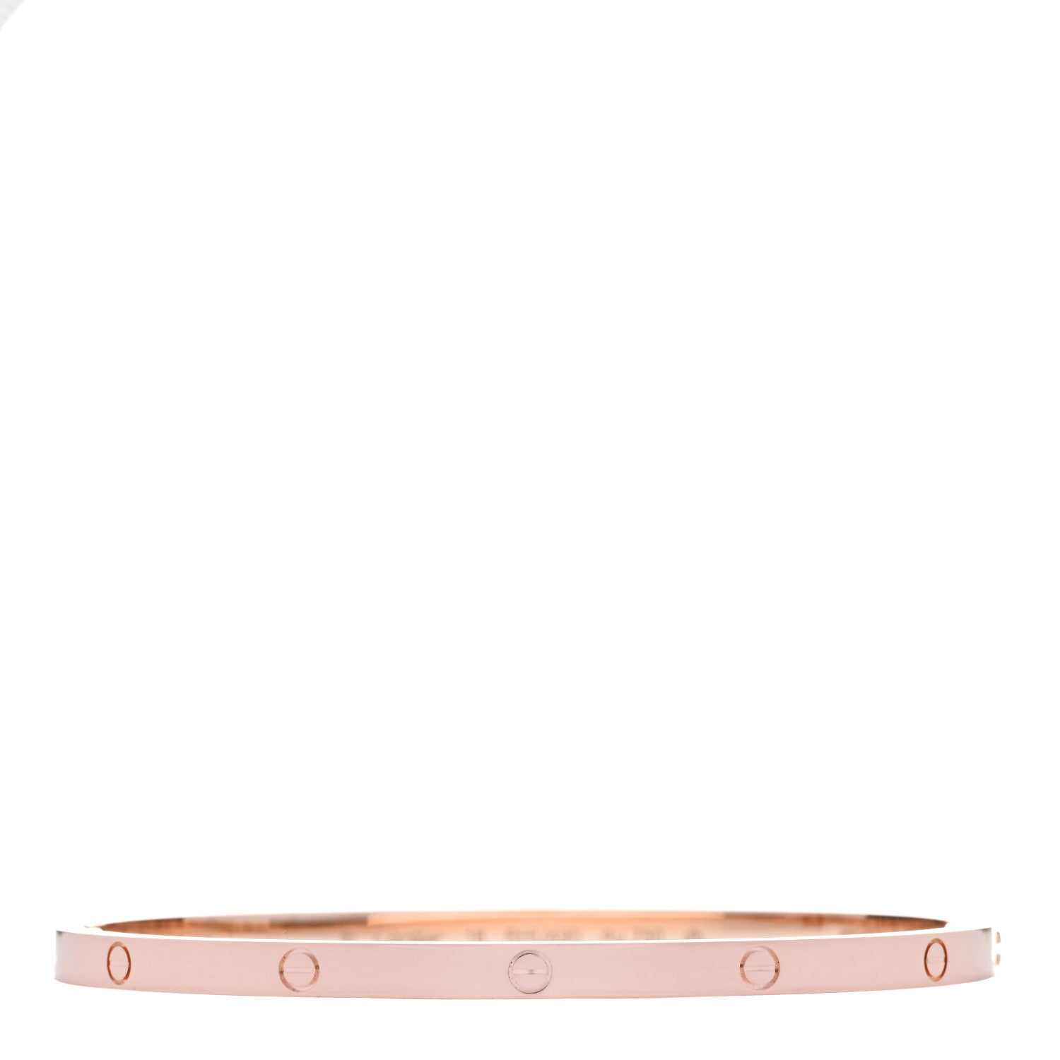 Cartier 18K Pink Gold Small LOVE Bracelet 18 1 of 8