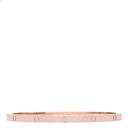 Cartier 18K Pink Gold Small LOVE Bracelet 18 1 of 8