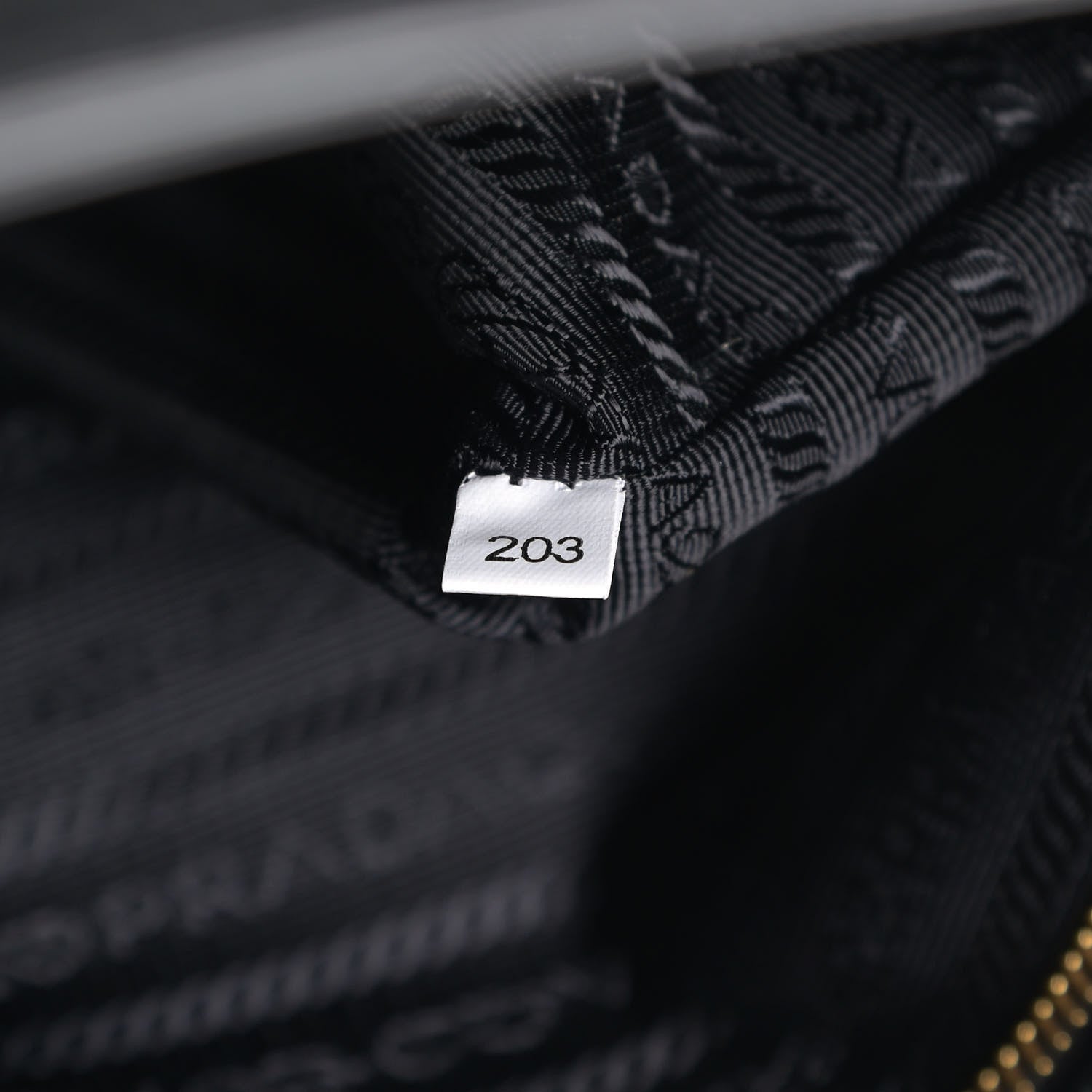 Prada Tessuto Nylon Calfskin Shopping Tote Black 8 of 10