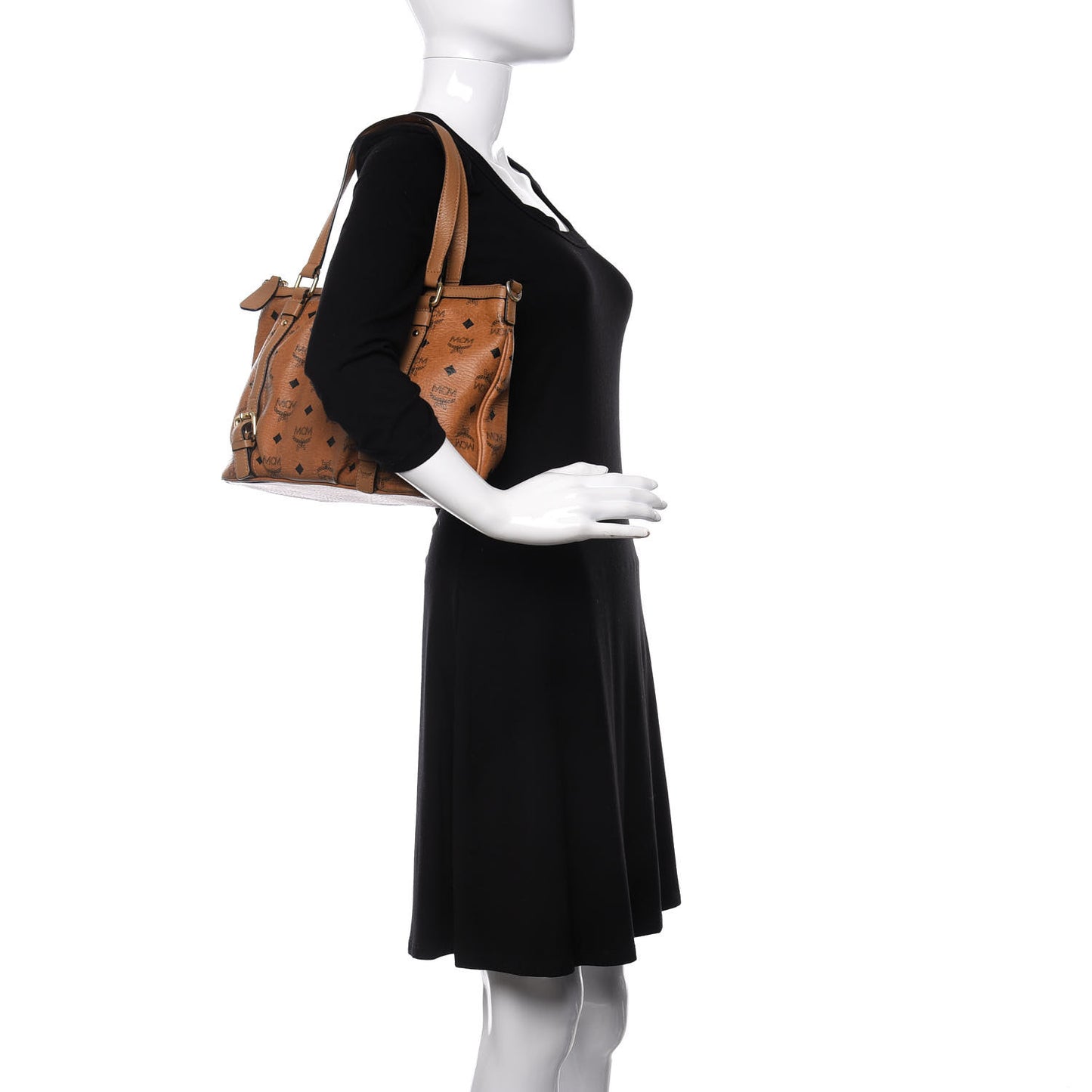 Visetos Medium Essentials Shopper Tote Cognac
